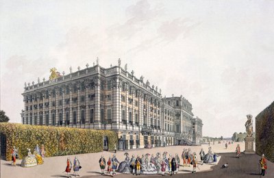 View of the Palace of Schoenbrunn, Vienna, 1792 by Laurenz Janscha